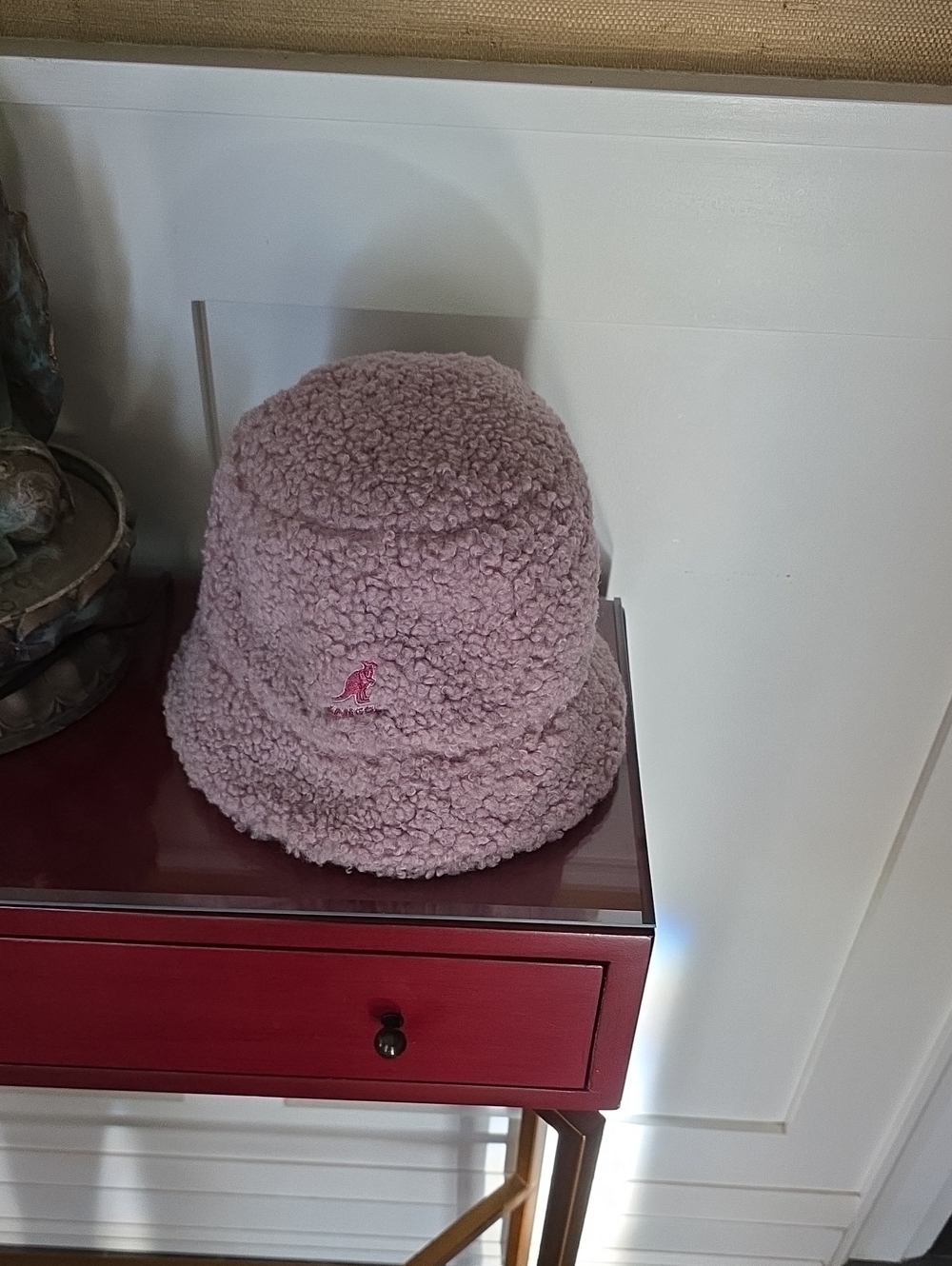 Pink Sherpa Bucket Hat - Kangol